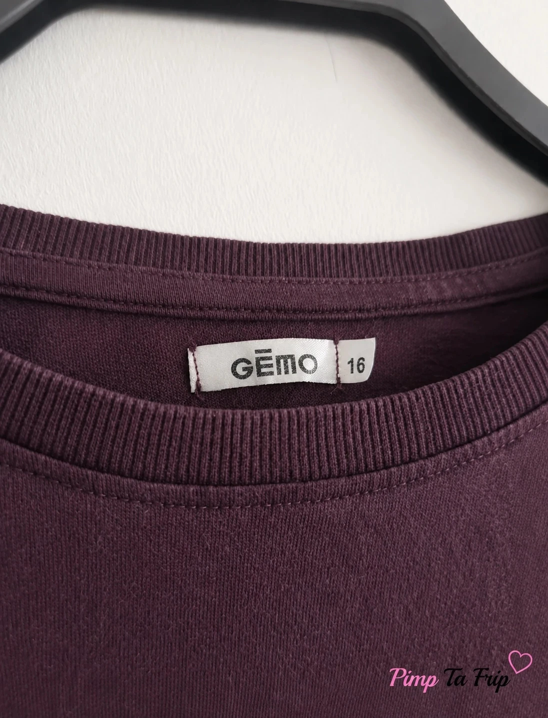 GÉMO My Pet-Friend lange mouw T-shirt – Bordeaux – 16 jaar – photo 3